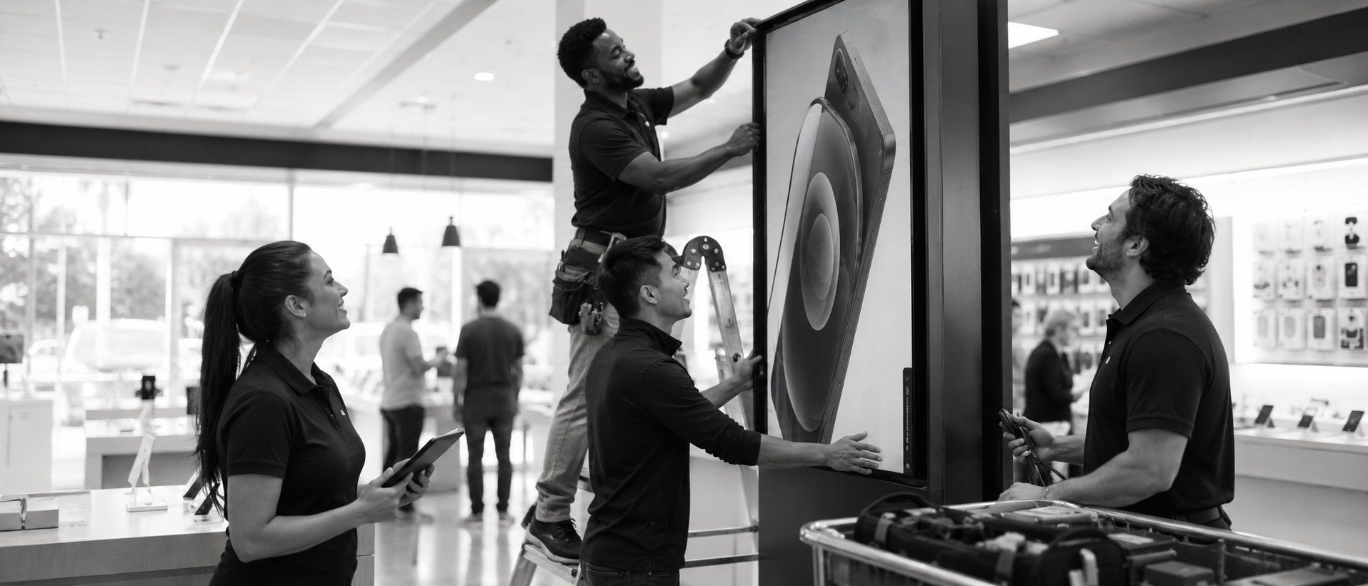 Engineers, installers, store managers and builders — the people who make retail work