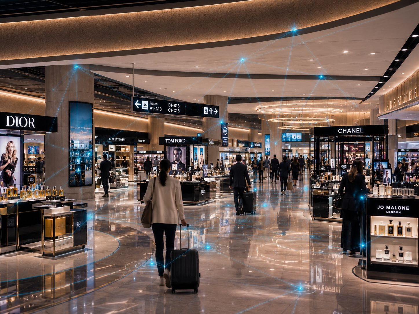 ATÜ Duty Free luxury airport retail store at Istanbul airport