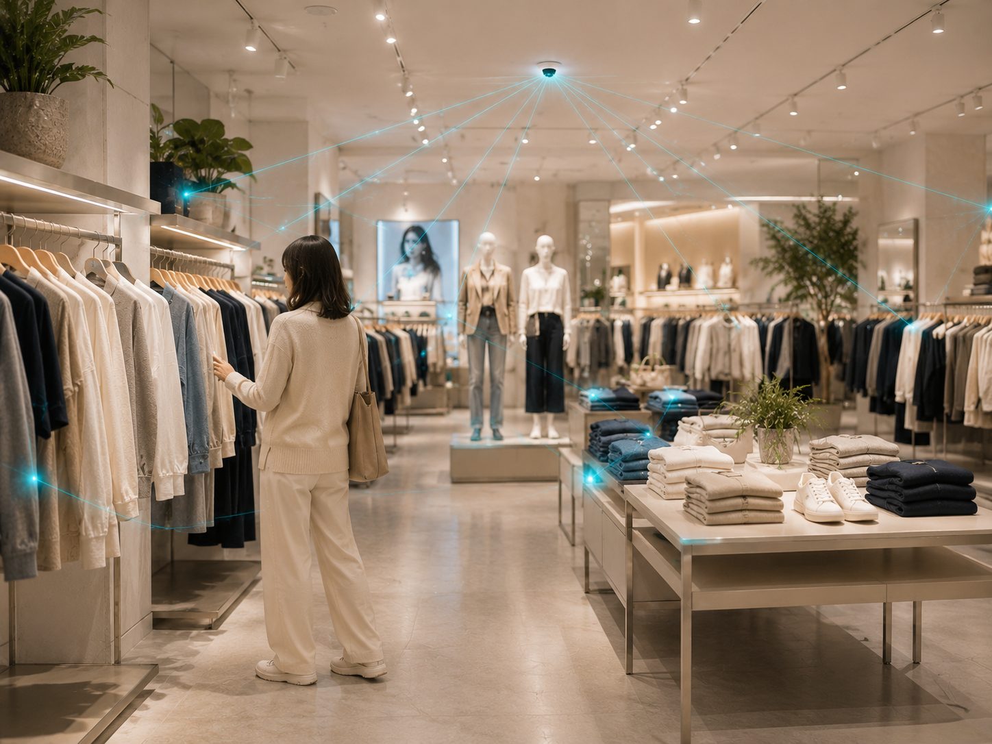 Entorno de retail de moda y confección con la capa de inteligencia de Bon al descubierto