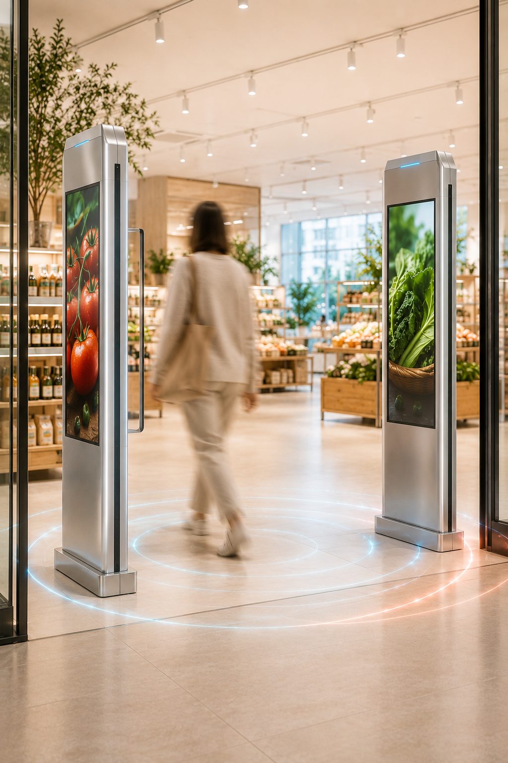 Protege tu tienda — arco de entrada inteligente de Bon Prevention